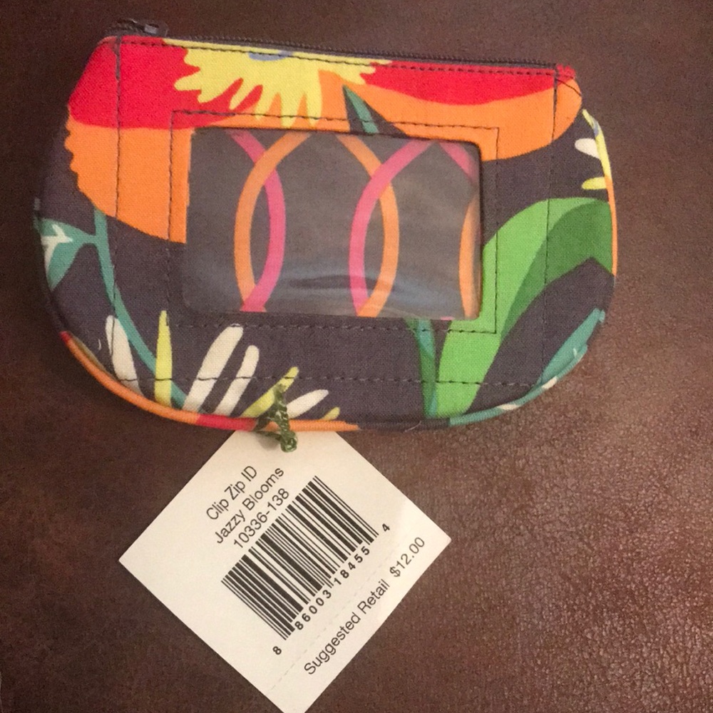 NWT Vera Bradley ID wallet in Jazzy Blooms